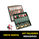 Leeseph Bambinos - Kit de Talheres Infantis em Aço Inoxidável com Colheres de Café e Garfos, Presente Ideal para Natal