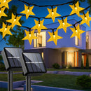 Luminária Solar Decorativa Estilo Fogos de Artifício LED para Jardins e Caminhos