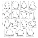 KIT 15 CORTADORES NATALINOS