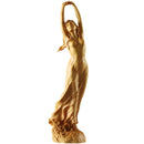Estátua beleza feminina em madeira modernart™
